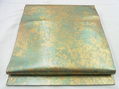 平和屋着物◎六通柄袋帯 うるし 金彩 引箔 逸品 BAAI4445jm