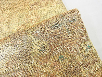 平和屋着物◎六通柄袋帯 綴れ 宝相華 金糸 逸品 BAAI4449jm