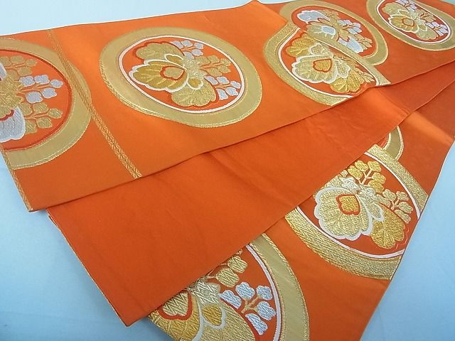 平和屋着物◎六通柄袋帯　霧丸文　金銀糸　逸品　DAAH4026cf