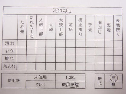 平和屋着物◎六通柄袋帯 唐織 エ霞菱向かい鶴花文 金銀糸 逸品 CAAG2291eg