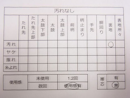 平和屋着物◎六通柄袋帯 唐織 よしと織 露芝籬草花文 金銀糸 逸品 CAAG2294eg