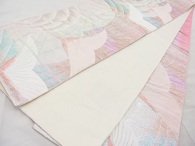 平和屋着物◎六通柄袋帯 唐織 飛鶴 金銀糸 逸品 BAAI1114sa