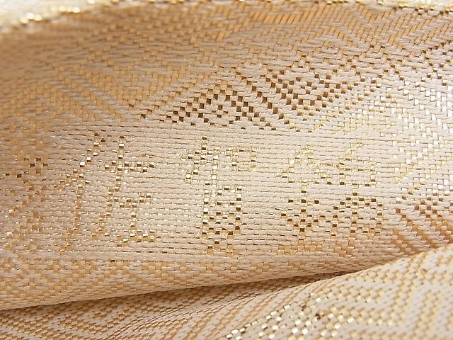 平和屋着物◎佐賀錦 全通柄袋帯 雲取り吉祥文 金糸 逸品 BAAI1130sa