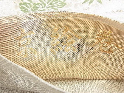 平和屋着物◎佐賀錦 六通柄袋帯 京絵巻 金銀糸 逸品 BAAI1170sa