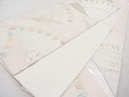 平和屋着物◎六通柄袋帯 唐織 吉祥文 金銀糸 逸品 BAAI1195sa