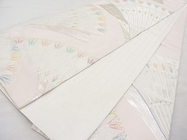 平和屋着物◎六通柄袋帯 唐織 吉祥文 金銀糸 逸品 BAAI1195sa