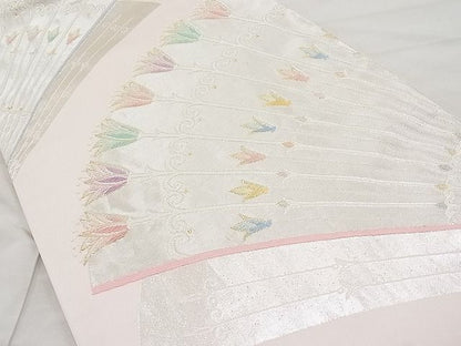 平和屋着物◎六通柄袋帯 唐織 吉祥文 金銀糸 逸品 BAAI1195sa