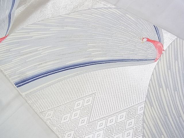 平和屋着物◎六通柄袋帯 唐織 孔雀 金銀糸 逸品 BAAH5386ns