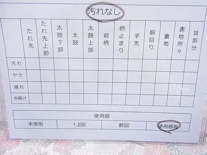 平和屋着物◎佐賀錦　六通柄袋帯　器物文様　900織　金銀糸　逸品　BAAH6123cm