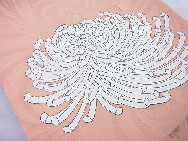 平和屋着物◎太鼓柄袋帯 ふくれ織り 乱菊 金彩 逸品 BAAH6151cm