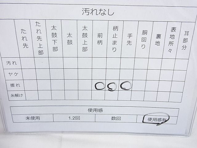 平和屋着物◎佐賀錦 六通柄袋帯 樹林風景丸文 金糸 逸品 BAAI4025cm