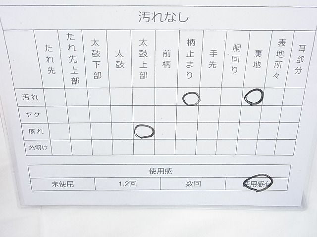 平和屋着物◎六通柄袋帯 南天文 逸品 BAAI6201cm