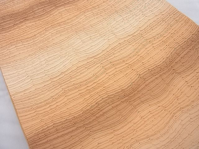 平和屋着物◎六通柄袋帯 ふくれ織り 横段文 逸品 BAAI6251cm