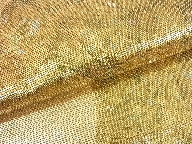 平和屋着物■六通柄袋帯 霞間道 引箔 逸品 DAAF6826du