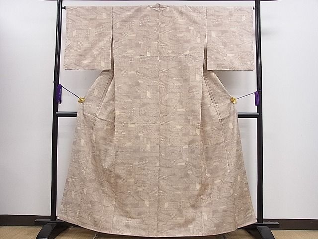 平和屋着物■上質な紬 吉祥文 逸品 CAAG9582ze