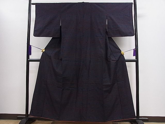 平和屋着物■上質な紬 吉祥文 逸品 CAAG9594ze