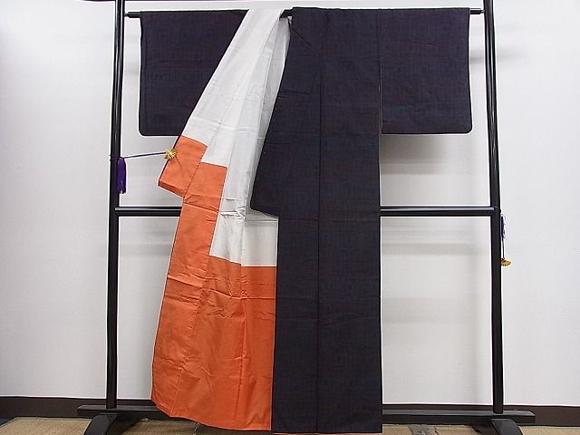 平和屋着物■上質な紬 吉祥文 逸品 CAAG9594ze