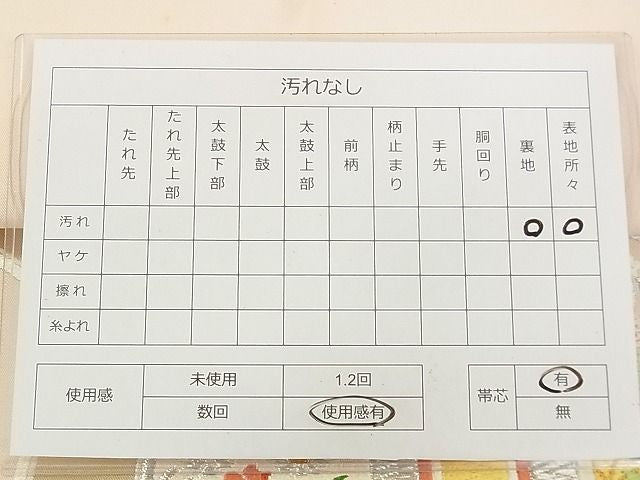 平和屋着物◎六通柄袋帯 唐織 亀甲花文 金銀糸 逸品 DAAG5796tw