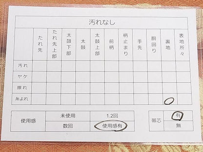 平和屋着物◎佐賀錦 六通柄袋帯 名物裂 花兎 金銀糸 逸品 DAAG5831tw