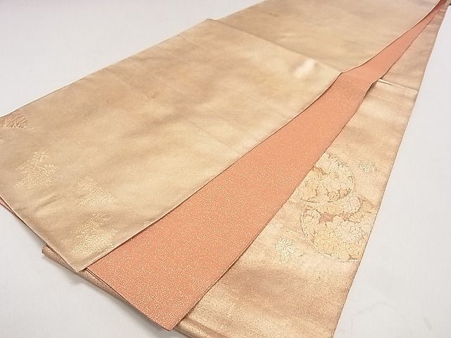 平和屋着物◎西陣 綴れ 太鼓柄袋帯 草花文 逸品 DAAG5873tw
