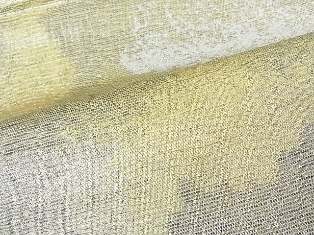 平和屋着物■六通柄袋帯　霞文　金銀糸　逸品　DAAH1286sa