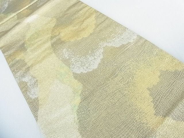 平和屋着物■六通柄袋帯　霞文　金銀糸　逸品　DAAH1286sa