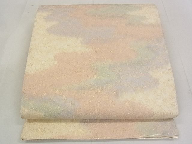 平和屋着物◎砂子綴れ 全通柄袋帯 霞文 金糸 逸品 DAAG5186jm