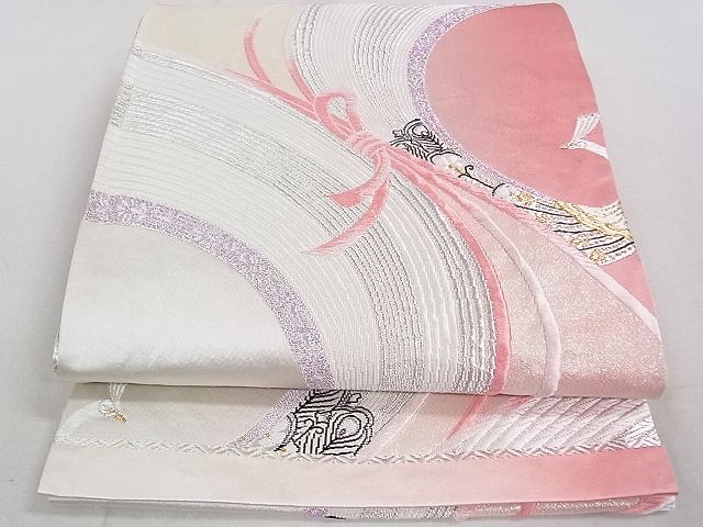 平和屋着物◎両面六通柄袋帯 孔雀文 金銀糸 逸品 DAAG0446ox
