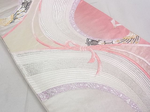 平和屋着物◎両面六通柄袋帯 孔雀文 金銀糸 逸品 DAAG0446ox