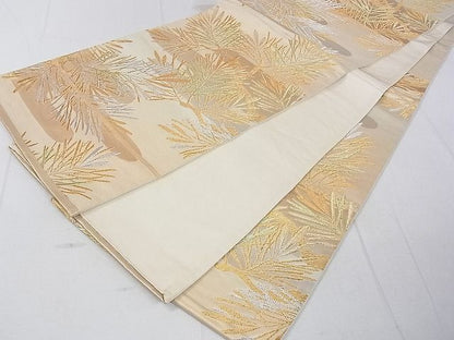 平和屋着物◎六通柄袋帯 若松葉 金銀糸 逸品 DAAH1528ox