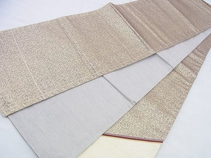 平和屋着物◎太鼓柄袋帯 切嵌 金糸 逸品 BAAH4654th