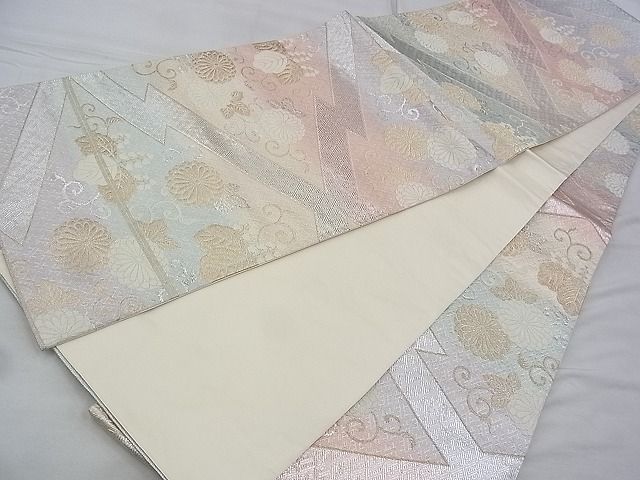 平和屋着物◎全通柄袋帯 唐織 さがび錦 九百口別織 金銀糸 逸品 BAAI2622th