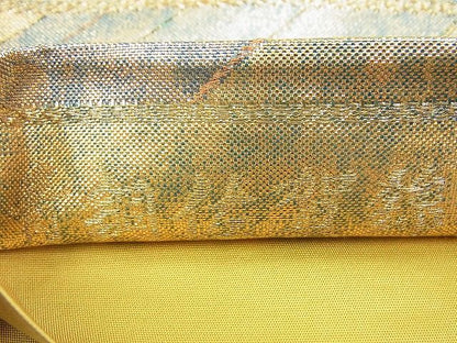 平和屋着物◎六通柄袋帯 青銅佐賀錦 金糸 引箔 逸品 BAAI2651th