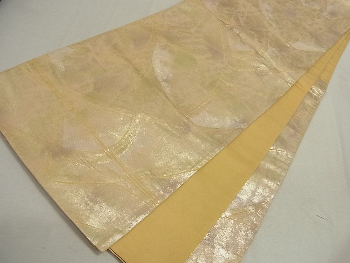 平和屋着物◎六通柄袋帯 吉祥文 金糸 逸品 CAAG5325ak