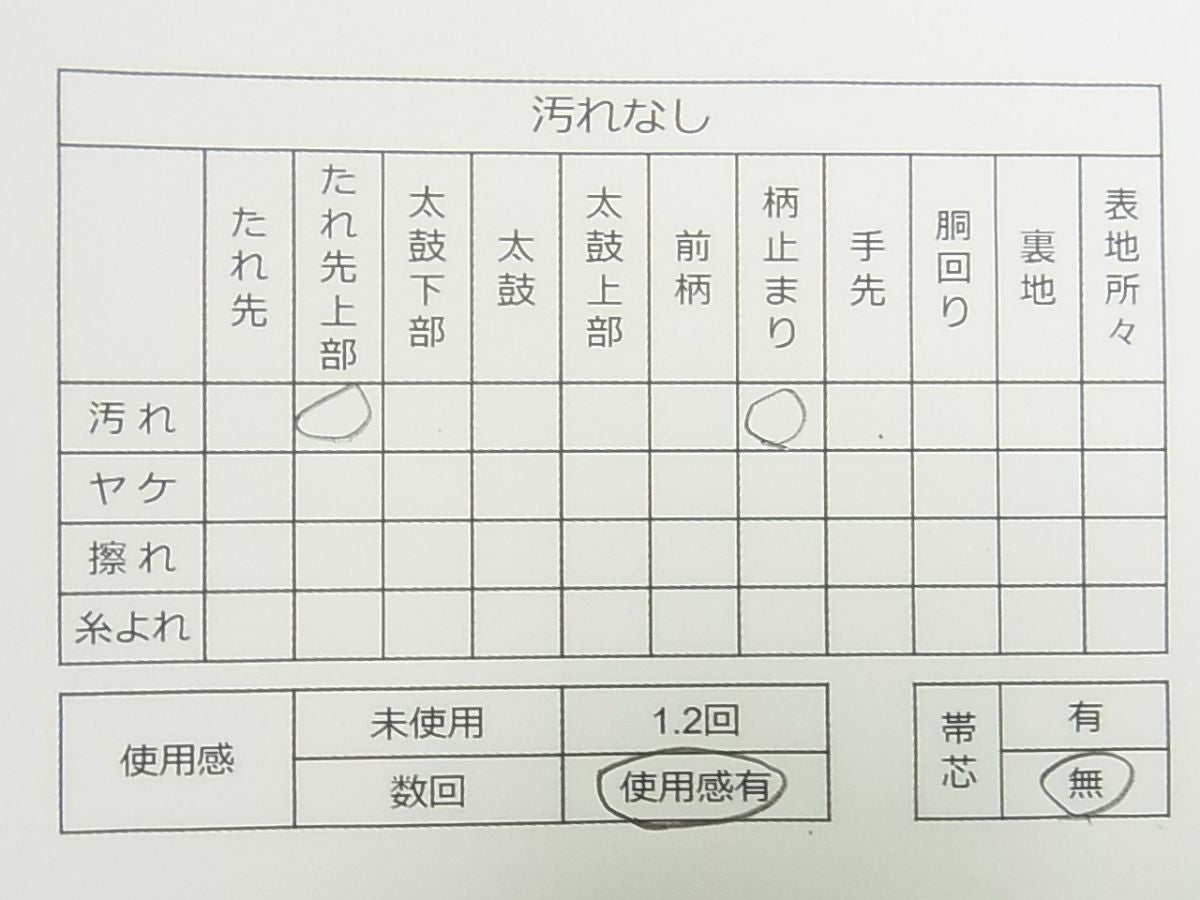 平和屋着物◎六通柄袋帯 唐織 地紙草花鶴文 金銀糸 逸品 CAAG5330ak