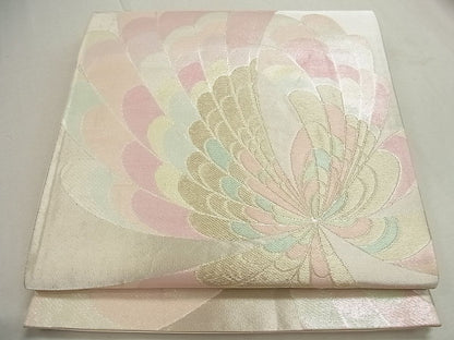 平和屋着物◎六通柄袋帯 唐織 舞花文 金銀糸 逸品 CAAG5342ak