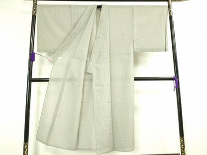 平和屋本店■極上　男性　夏物　明石縮　根啓織物謹製　証紙付き　逸品　DZAA1761kh5
