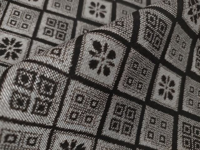平和屋本店●極上　本場大島紬　十八算　12マルキ　古代染色純泥染　優粋　花菱　鈴乃屋扱い　証紙付き　逸品　DZAA1775kh4