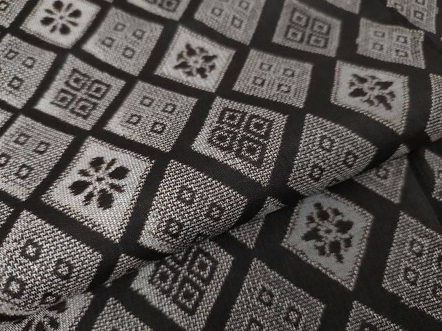 平和屋本店●極上　本場大島紬　十八算　12マルキ　古代染色純泥染　優粋　花菱　鈴乃屋扱い　証紙付き　逸品　DZAA1775kh4