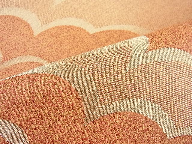 平和屋着物◎六通柄袋帯 雲重ね 金糸 逸品 BAAI3907ea