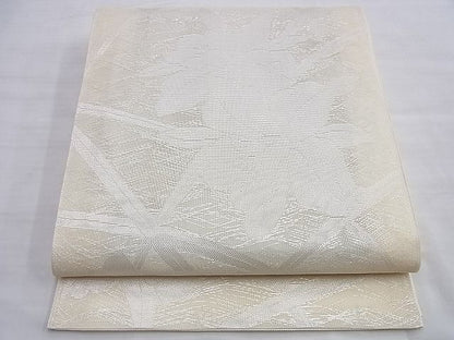 平和屋着物■夏物 六通柄袋帯 カトレア 銀糸 逸品 BAAI0751du