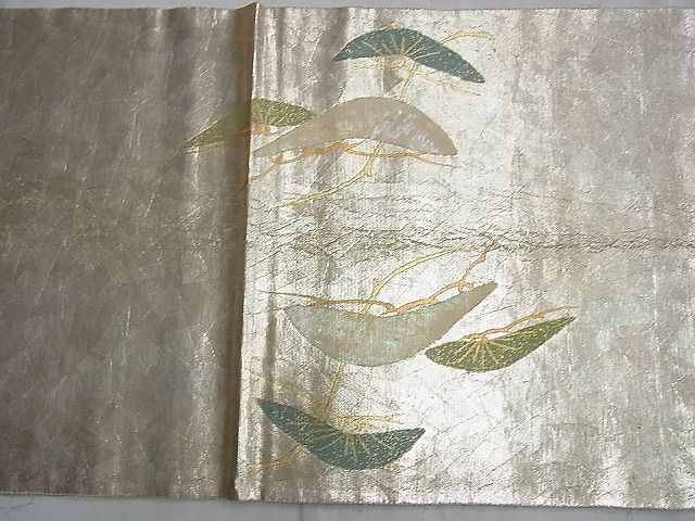 平和屋着物■太鼓柄袋帯 螺鈿箔 浜松 金銀彩 逸品 BAAI0798ds