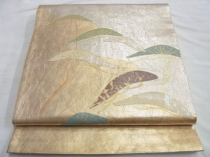 平和屋着物■太鼓柄袋帯 螺鈿箔 浜松 金銀彩 逸品 BAAI0798ds