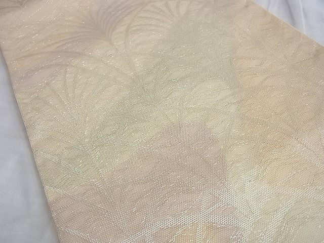平和屋着物■六通柄袋帯 流水芝草文 金銀糸 逸品 BAAI3701du