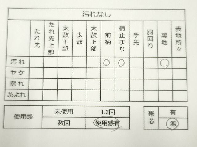 平和屋着物◎六通柄袋帯　流水地紙草花文　金銀糸　逸品　CAAG2314eg