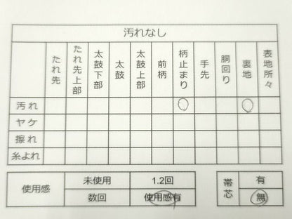 平和屋着物◎六通柄袋帯 亀甲松葉文 金糸 逸品 CAAG2357eg
