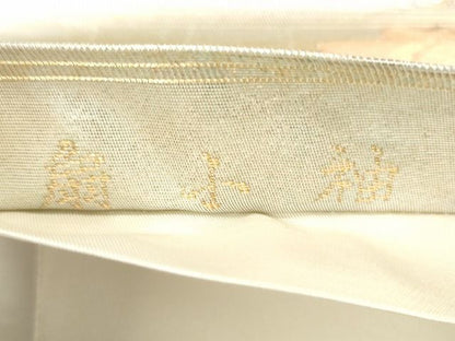 平和屋着物◎六通太鼓柄袋帯 扇小袖 金銀糸 逸品 CAAG2349eg