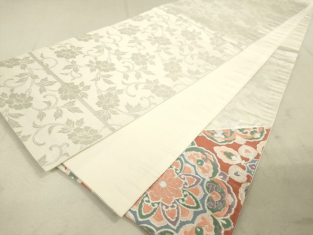 平和屋着物◎太鼓柄袋帯 天平の匠 正倉院花鳥文 金銀糸 逸品 DAAG5952tw