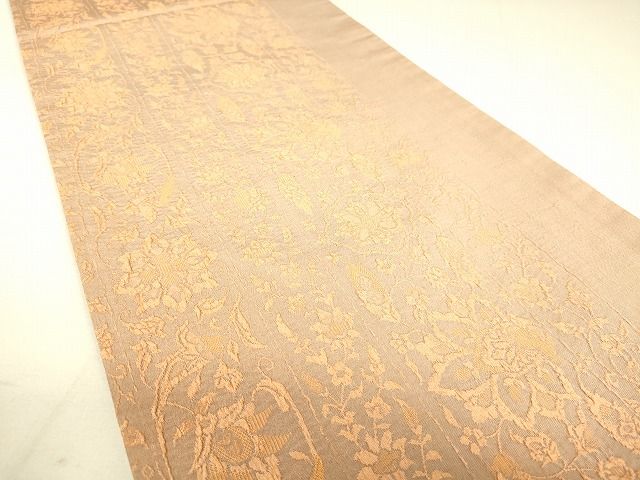 平和屋着物◎全通柄袋帯 ふくれ織 花間道 逸品 DAAH9521tw