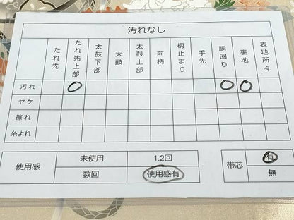 平和屋着物◎太鼓柄袋帯 鼓花文 逸品 DAAG3903ea